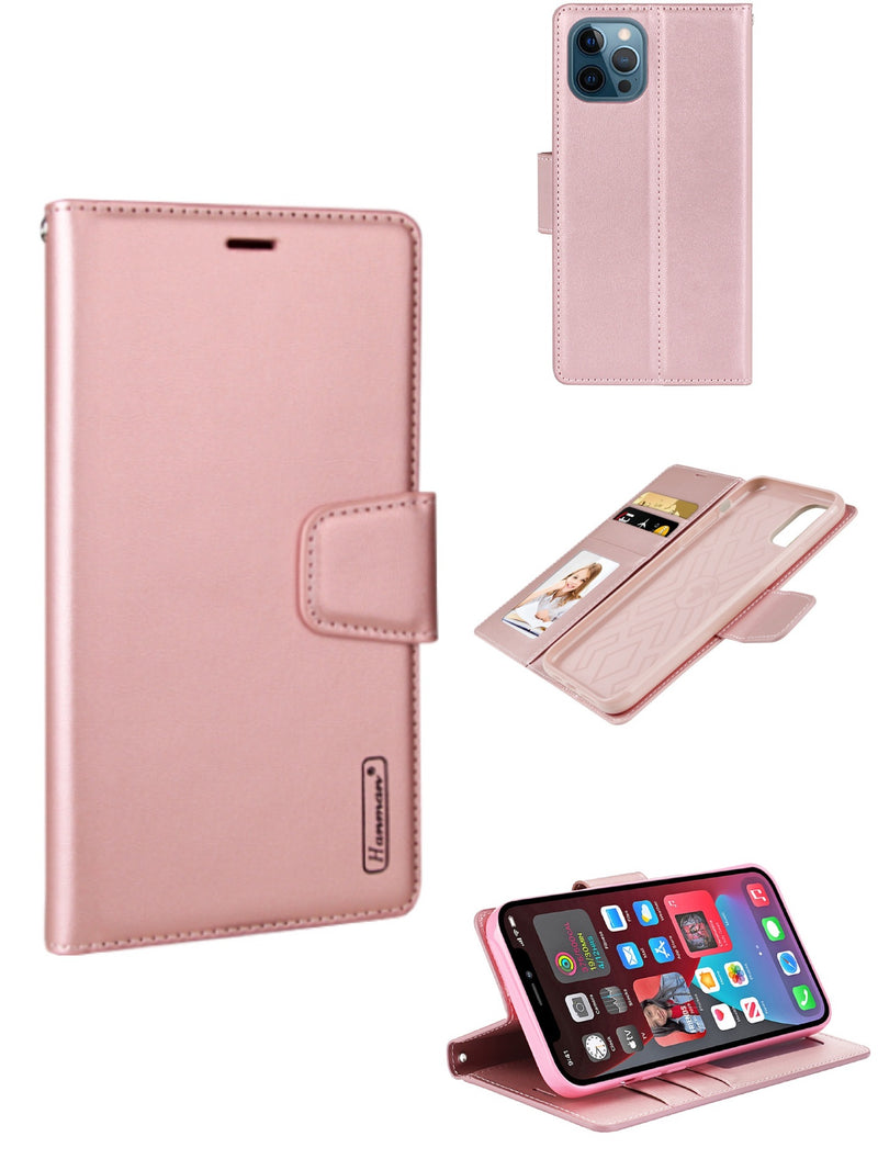 Load image into Gallery viewer, Samsung Galaxy S25/Plus/Ultra Hanman Mill Premium Quality Flip Wallet Leather Case
