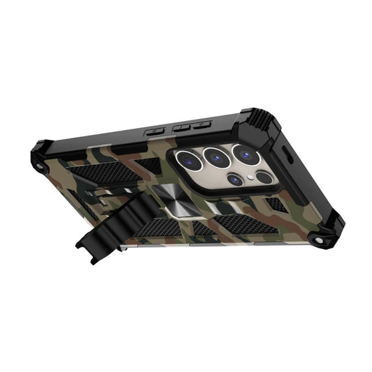 [Built-in Stand] Samsung Galaxy S25/Plus/Ultra - Camouflage Shockproof Heavy Duty Series Case