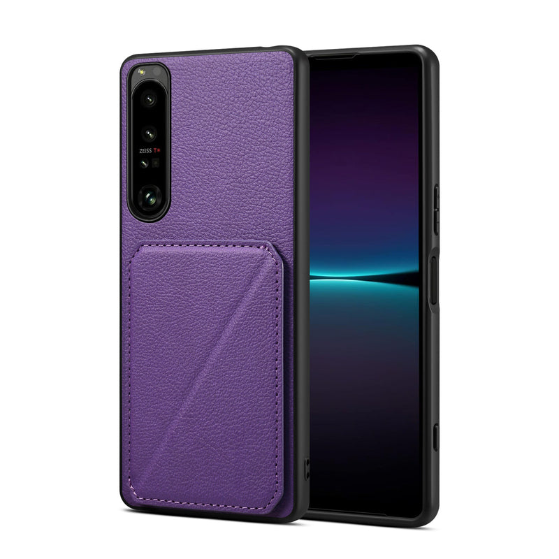 Load image into Gallery viewer, Sony Xperia 10 IV - Business Stand Leather Wallet Series Case
