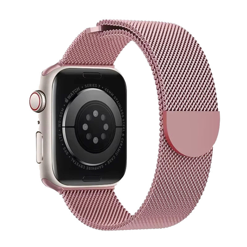 Load image into Gallery viewer, Apple Watch Series 1/2/3/4/5/6/SE/7/8/9/10/Ultra - Metal Clasp Magnetic Round Head Watch Band
