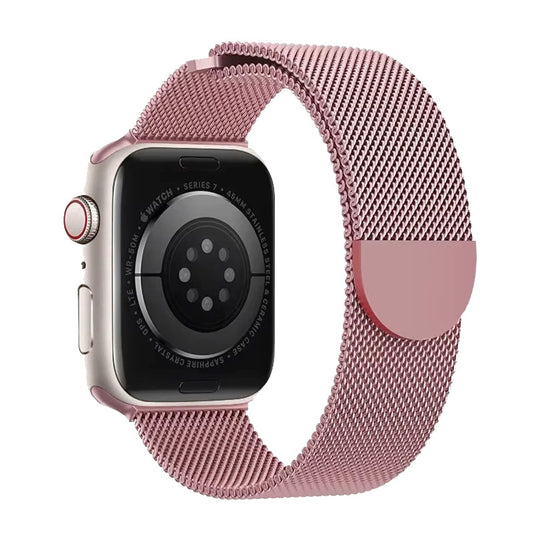 Apple Watch Series 1/2/3/4/5/6/SE/7/8/9/10/Ultra - Metal Clasp Magnetic Round Head Watch Band