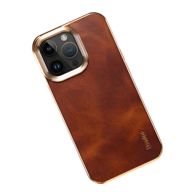 Apple iPhone 12/Pro/Max - Oil Waxed Full Grain Anti-Scratch Shockproof Drop Proof Genuine Leather Series Case - i-Station Mobile Phone & Electronic Device Repair and Accessories