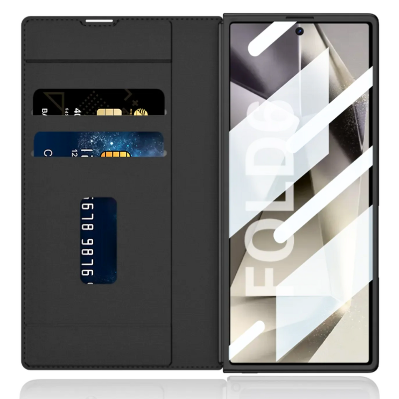 Load image into Gallery viewer, [With Card Slot] Samsung Galaxy Z Fold 6 SM-F956 Leather Shockproof Flip Wallet Series Case
