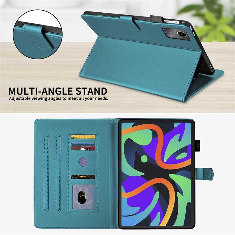 Load image into Gallery viewer, [With Card Slot] Lenovo Tab P11 Gen 2 (2nd Gen) 11.5&quot; 2023 (TB350FU / TB350XU) - Diamond-patterned PU Leather Stand Case
