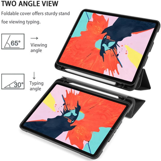 [With Pen Slot] Apple iPad Air 3th Gen 10.5" (2019) - Business Smart Sleep Drop Proof Stand Case