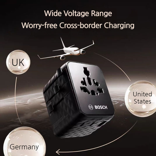 Bosch Compact Global Universal Travel Adapter Socket - i-Station Mobile Phone & Electronic Device Repair and Accessories
