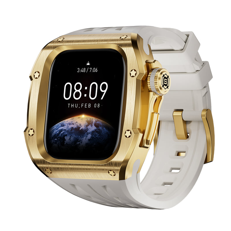 Load image into Gallery viewer, Apple Watch Series 4/5/6/SE/7/8/9/10/Ultra - Shockproof Metal Modified Case + Watch Strap
