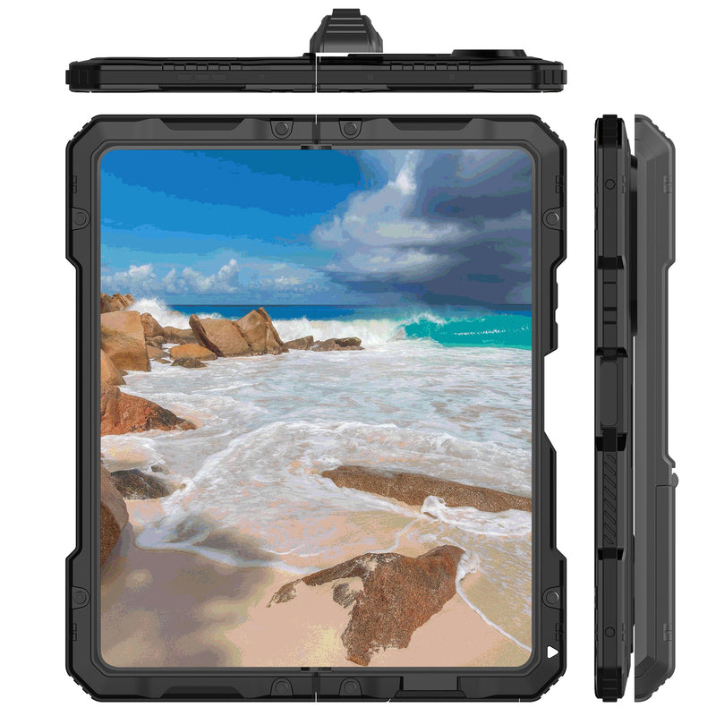 Load image into Gallery viewer, [Built-in Stand] Samsung Galaxy Z Fold 5 (SM-F946) - Silicone Shockproof Heavy Duty Series Case
