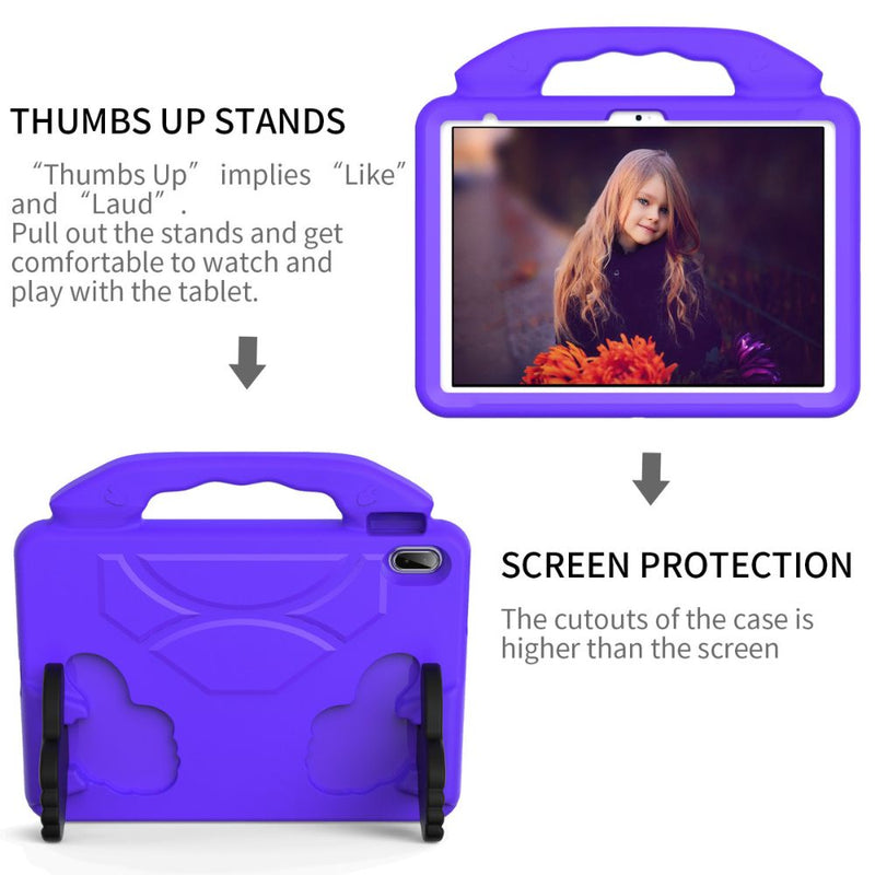 Load image into Gallery viewer, [Built-in Stand] Apple iPad Pro 11.0&quot; (2024) - Kid Drop Proof Hand-held Thumb-up Stand Series Case
