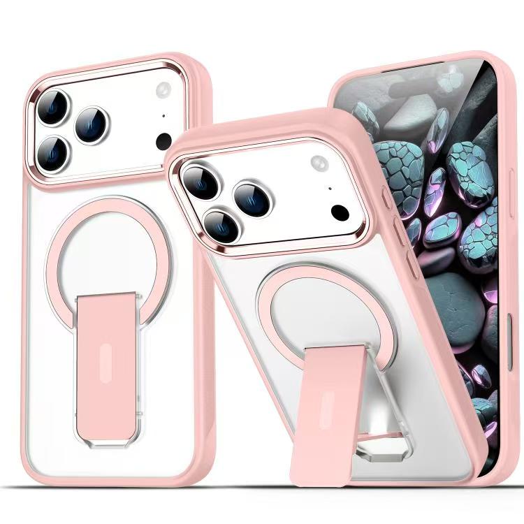 Load image into Gallery viewer, iPhone 17/Pro/Pro Max Matte MagSafe Magnetic Shockproof Heavy Duty Case with kickstand

