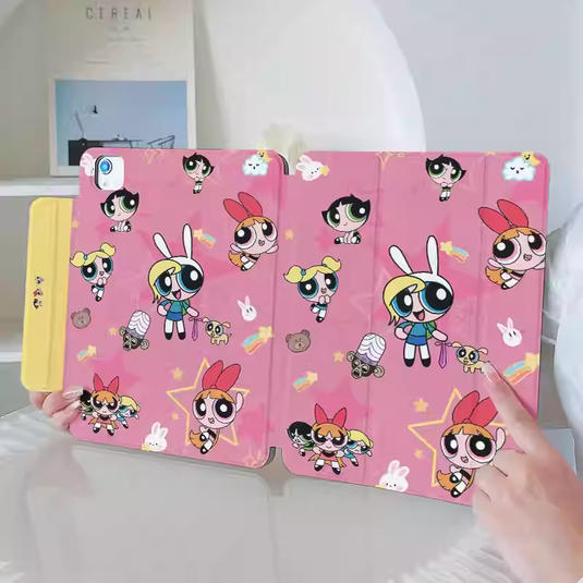 [Detachable][Built-in Pen Slot] Apple iPad 10.9/11'' 10/11th Gen (2022/2025) Power Girls Magnetic Full-Cover Protective Case - i-Station Mobile Phone & Electronic Device Repair and Accessories