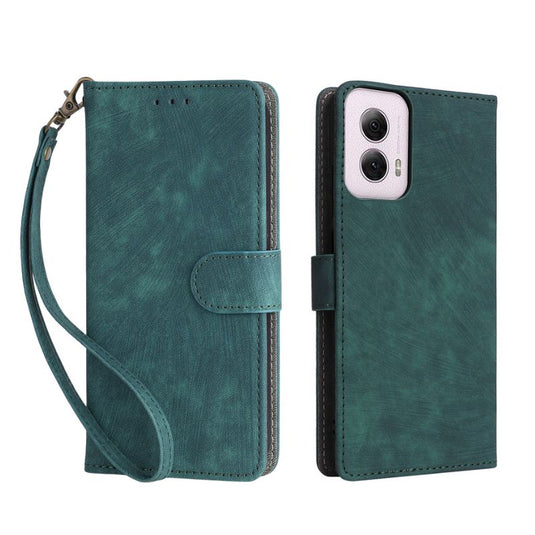 [With Card Slot] Motorola Moto G85 5G - Multi Functional Buckle Flap Wallet Series Case With Lanyard