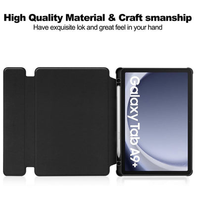 [Detachable Keyboard][With Backlit] Samsung Galaxy Tab A9 Plus 11" 2023 - 360 Degree Rotating Magnetic Flip Cover Case With Pen Slot - i-Station Mobile Phone & Electronic Device Repair and Accessories