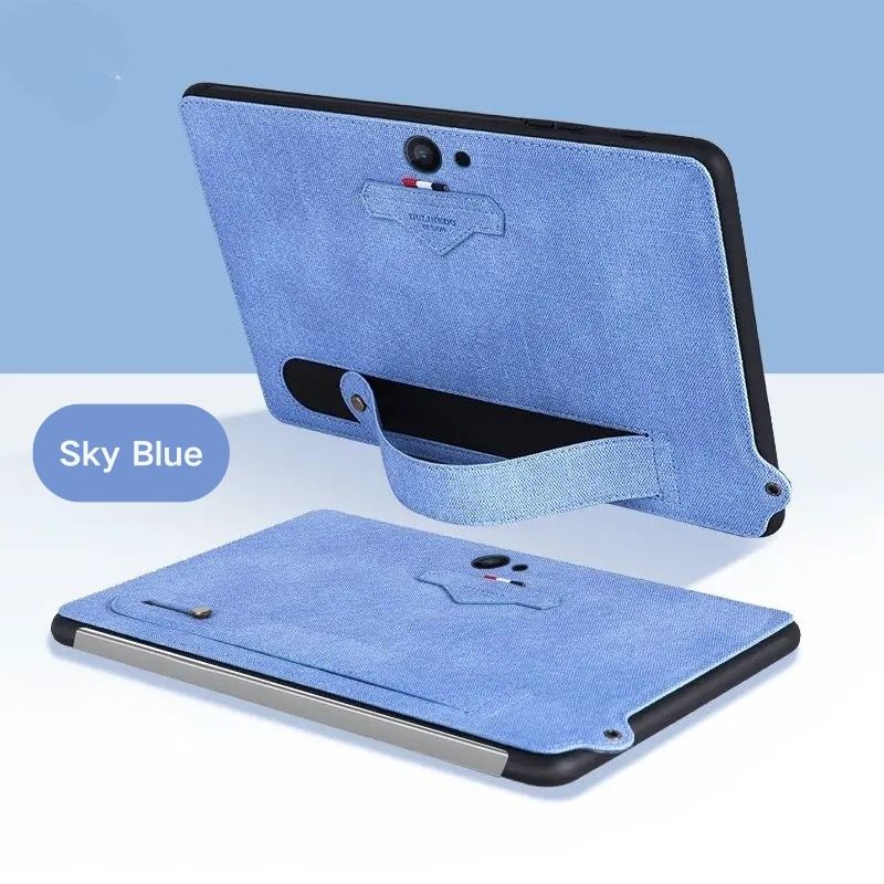 Load image into Gallery viewer, Samsung Galaxy Tab S7 &amp; S8 &amp; S9 &amp; S9 FE 11&quot;  - Full Body Shockproof Soft Case With Wrist Strap Stand
