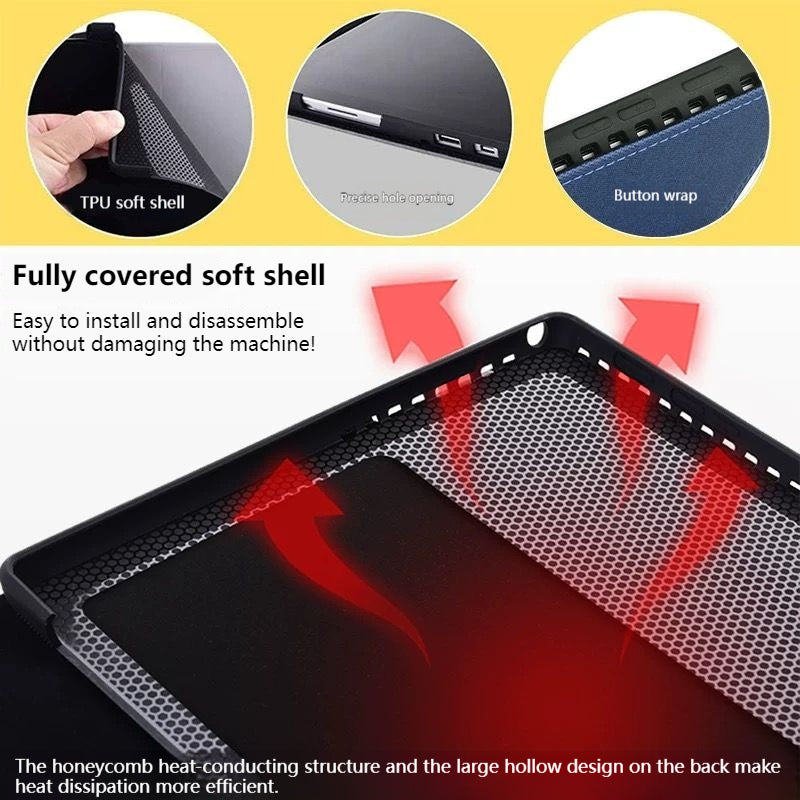 Microsoft Surface Pro 11 - PU Leather Flip Shockproof Case - i-Station Mobile Phone & Electronic Device Repair and Accessories