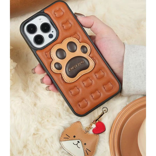 Apple iPhone 14 Pro Max - 3D Pattern Leather Shockproof Airbag Fashion-Forward Series Case