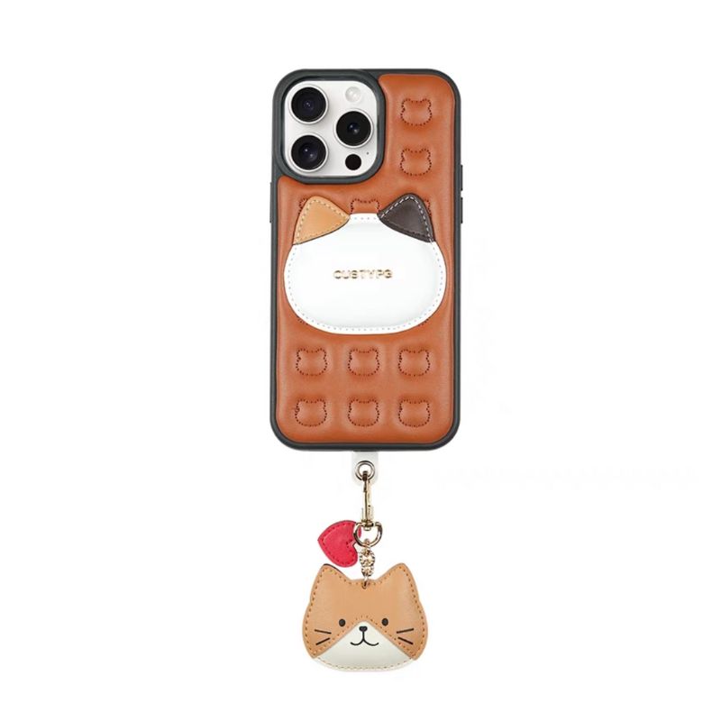 Load image into Gallery viewer, Apple iPhone 14 Pro Max - 3D Pattern Leather Shockproof Airbag Fashion-Forward Series Case
