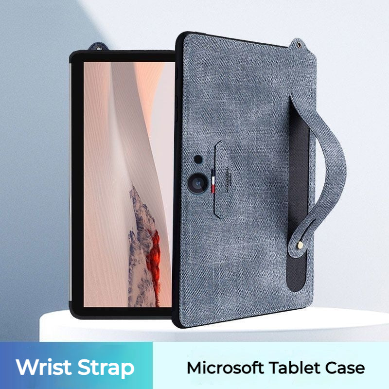 Load image into Gallery viewer, Microsoft Surface Go 1/2/3 - Full Body Shockproof Soft Case With Wrist Strap Stand
