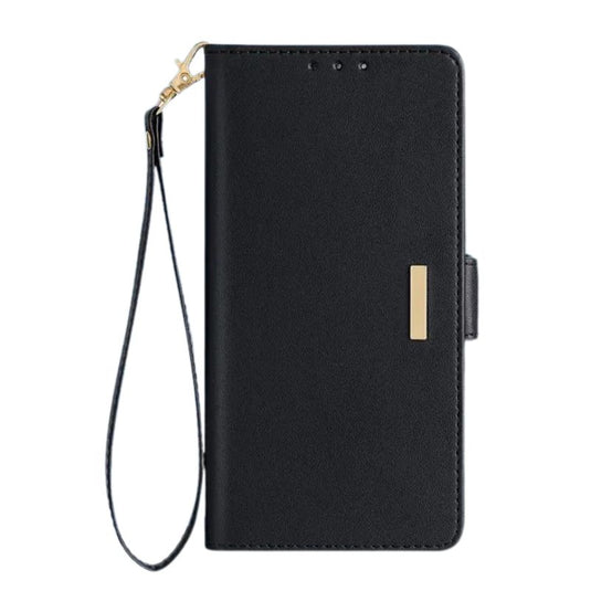 [With Card Slot] Google Pixel 6/Pro/6A - Full Coverage Flip Leather Wallet Series Case With Strap