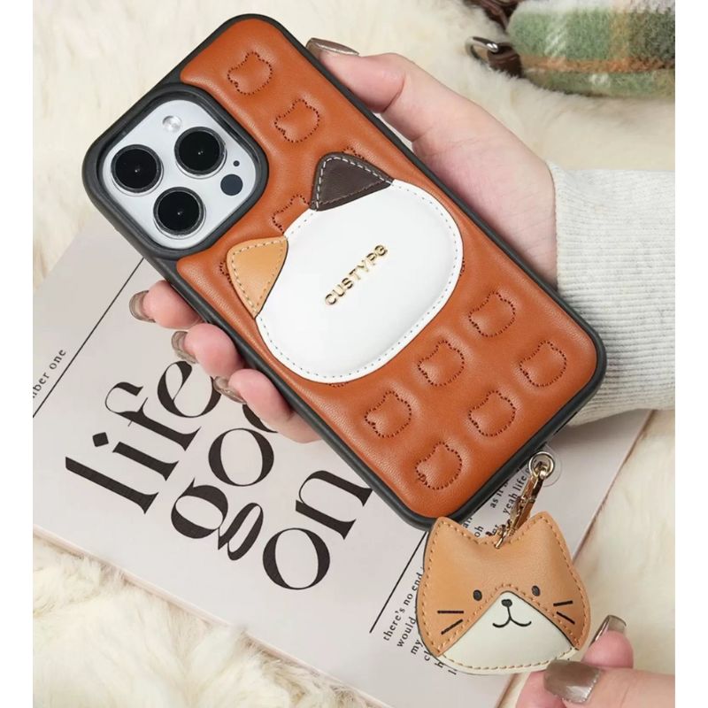 Load image into Gallery viewer, Apple iPhone 14 Pro Max - 3D Pattern Leather Shockproof Airbag Fashion-Forward Series Case
