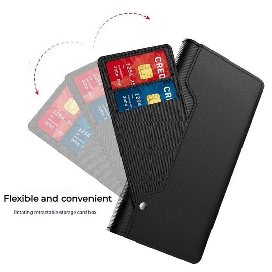 [With Card Slot] Asus Zenfone 7 & Pro - Premium PU Leather Magnetic Flip Clasp Wallet Series Case