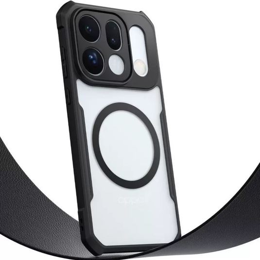 [With Magnetic] Oppo Find X10/Pro Max Minimalist Clear Full-Body Shockproof Case