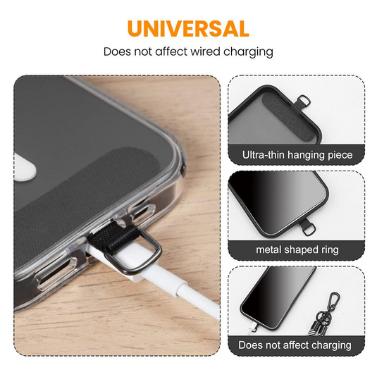 REDEFINE Universal Crossbody Cell Phone Lanyard Round Rope Diameter 8mm - i-Station Mobile Phone & Electronic Device Repair and Accessories