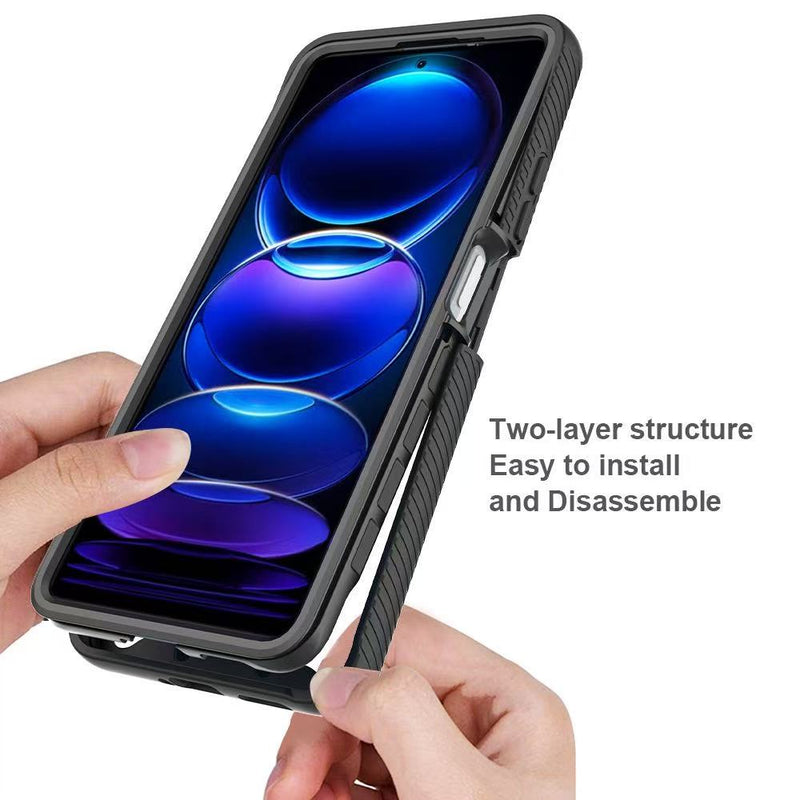 Load image into Gallery viewer, [Built-in Screen Protector] Xiaomi Redmi Note 12 5G - 360° Full Body Shockproof Protection Armour Slim Cover
