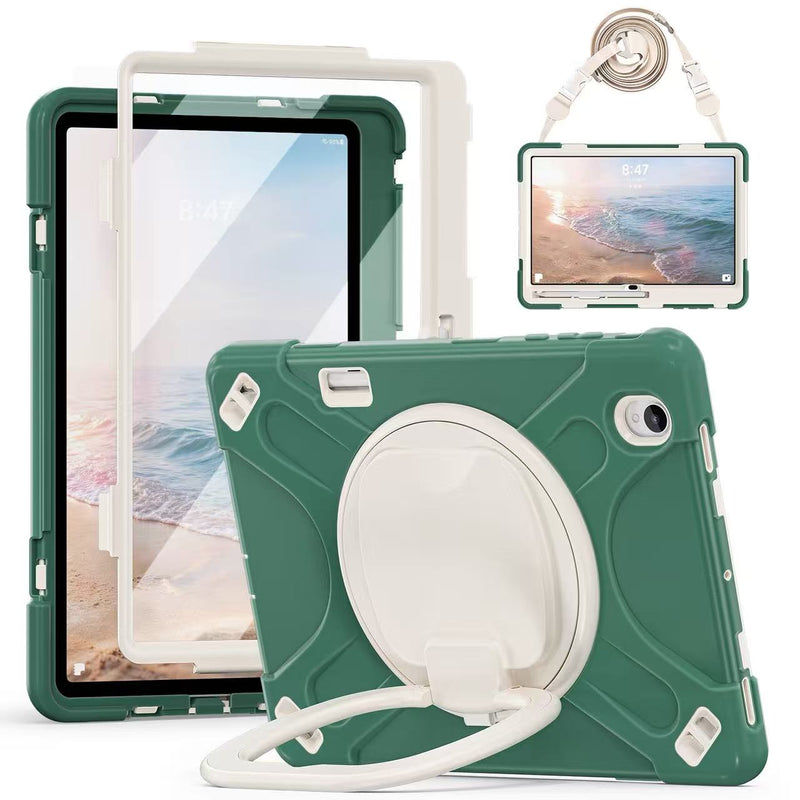 Load image into Gallery viewer, Samsung Galaxy Tab S12 Plus (2026) 12.4" - Multifunctional Shockproof Heavy Duty Series Case With Shoulder Strap
