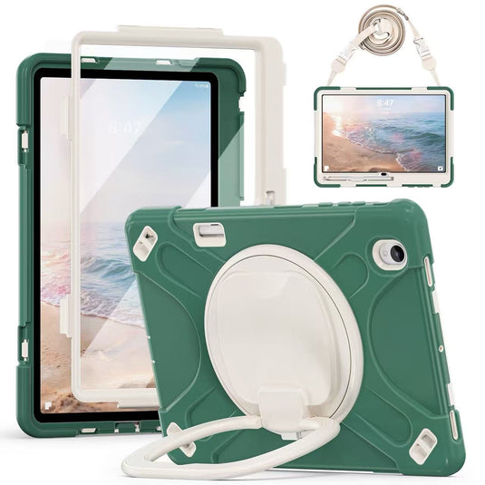 Samsung Galaxy Tab S12 Plus (2026) 12.4" - Multifunctional Shockproof Heavy Duty Series Case With Shoulder Strap