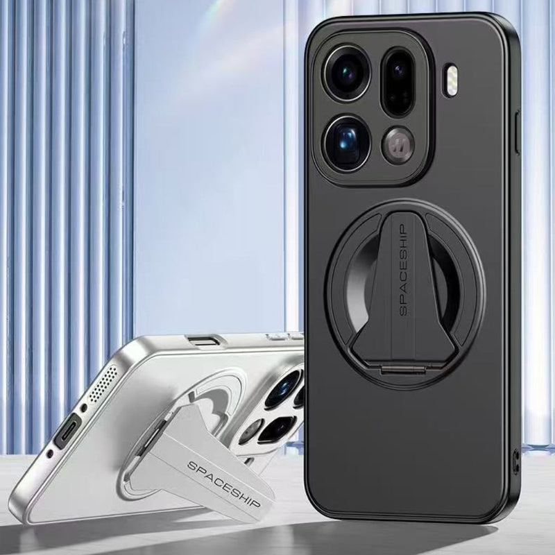 Load image into Gallery viewer, [Magsafe Compatible] OPPO Find X9/Pro - Foldable Matte Magnetic Stand Full-Cover Shockproof Case
