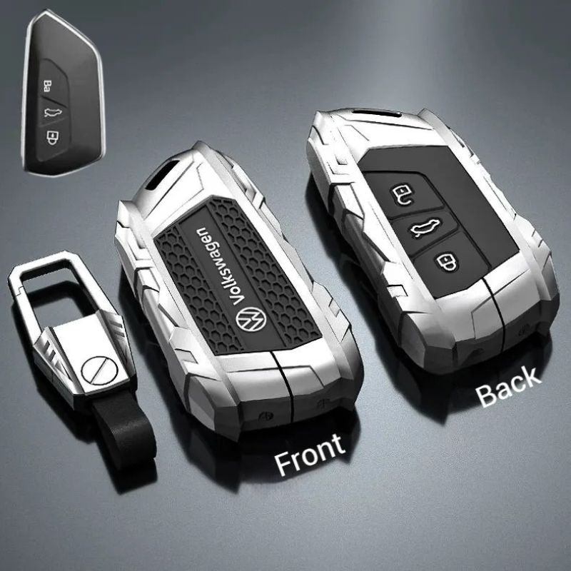 Load image into Gallery viewer, Volkswage Heavy-Duty Mecha Car Key Fob Case Cover For Golf 8, Golf 8 Pro, ID.3, ID.4 X, ID.6, Lamando L, Talagon, Tavendor, Teramont X
