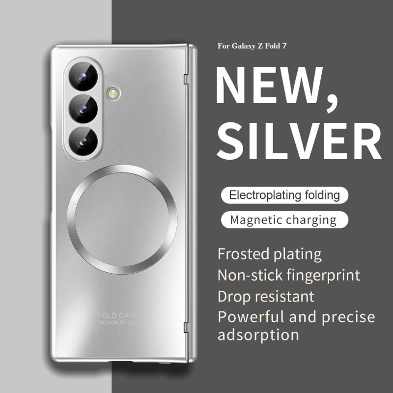 Load image into Gallery viewer, [Magsafe Compatible] Samsung Galaxy Z Fold7 (SM-F966) - Magnetic Hard Shockproof PC Case with Front Screen Protector
