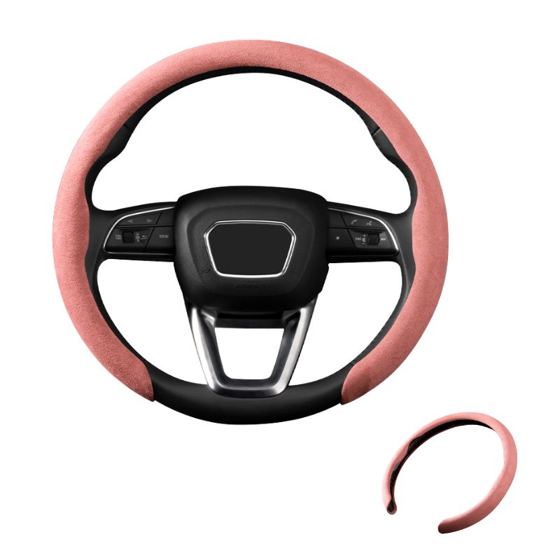 Load image into Gallery viewer, BYD Suede Car Steering Wheel Covers For Qin Plus, Han EV, Song PLUS, Tang DMI, Yuan Pro, Dolphin, Seagull, Seal - i-Station Mobile Phone &amp; Electronic Device Repair and Accessories
