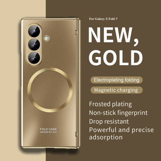 [Magsafe Compatible] Samsung Galaxy Z Fold7 (SM-F966) - Magnetic Hard Shockproof PC Case with Front Screen Protector
