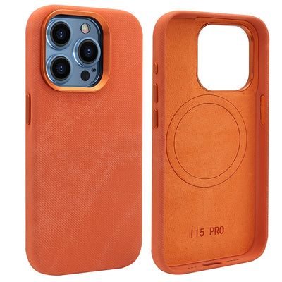 Apple iPhone 13/Pro/Pro Max Fibrous Leather Velvet Texture Shockproof Protective Case - i-Station Mobile Phone & Electronic Device Repair and Accessories