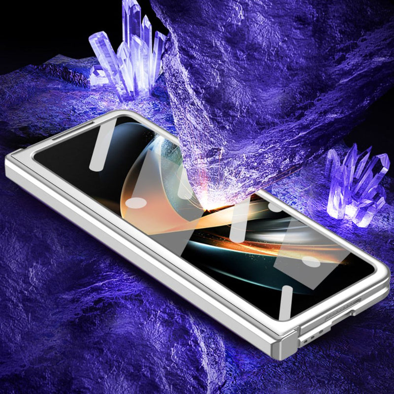 Load image into Gallery viewer, [With Phone Film] Samsung Galaxy Z Fold 5 5G (SM-F946B) - Fashion Electroplating Transparent Drop Proof Essentials Series Case
