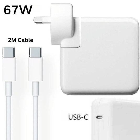 [67W/20V-3.35A][USB-C] MacBook Air / Pro and iPhone Charger Power Adapter