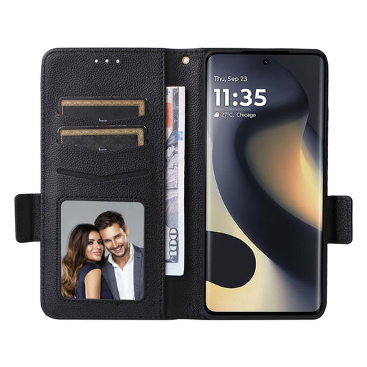 [With Card Slot] Motorola Moto Edge (2024) - Business PU Leather Wallet Series Stand Case