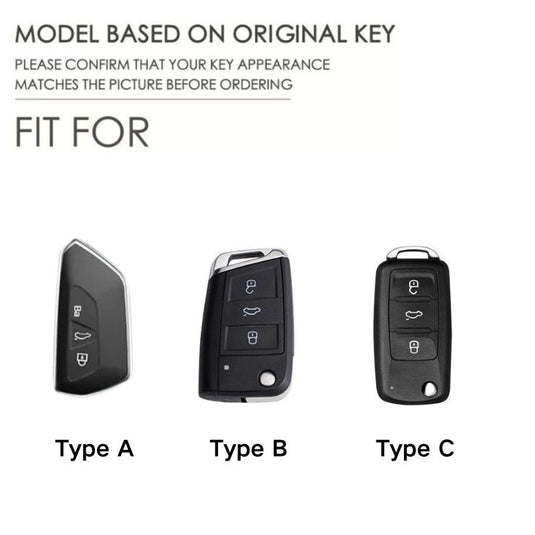 Volkswage Heavy-Duty Mecha Car Key Fob Case Cover For Golf 8, Golf 8 Pro, ID.3, ID.4 X, ID.6, Lamando L, Talagon, Tavendor, Teramont X