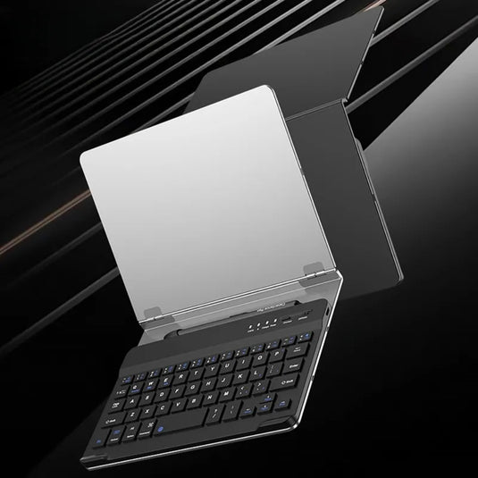 Samsung Galaxy Z Fold 5 / 6 - Bluetooth Wireless Keyboard Holder With Mouse and Capacitive Pen