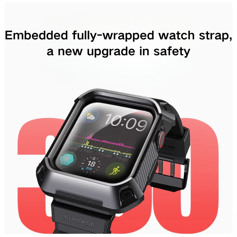 Load image into Gallery viewer, Apple Watch Series 4/5/6/SE/7/8/9 - SUPCASE Embedded Two-in-One Silicone Sweatproof Sports Watch Band
