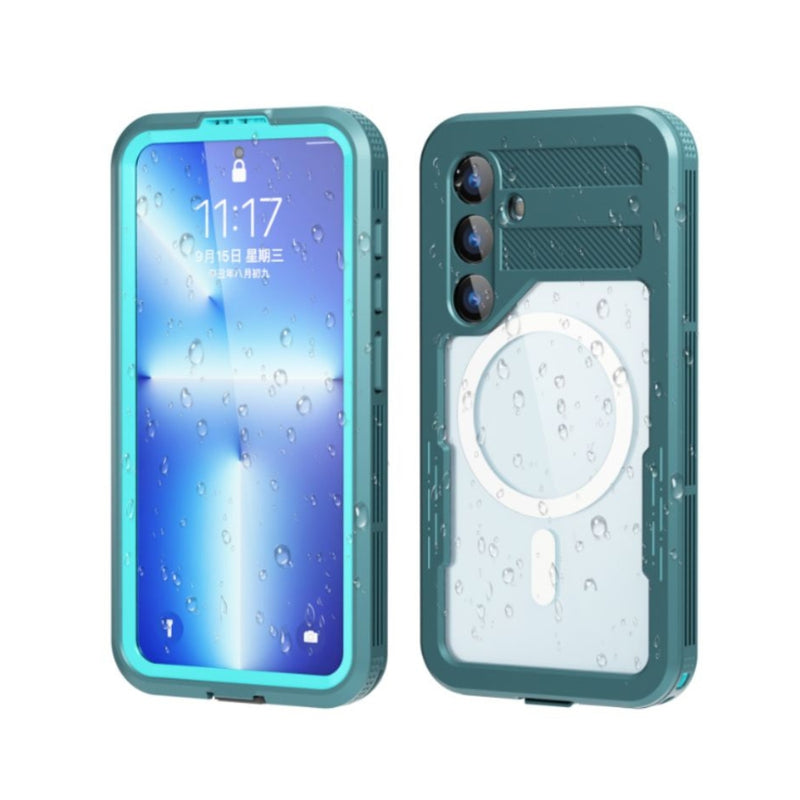 Load image into Gallery viewer, [Magsafe Compatible] [Mars Series] Samsung Galaxy S24 / Galaxy S24 Plus - Shellbox Full Covered Waterproof Heavy Duty Tough Armor Case
