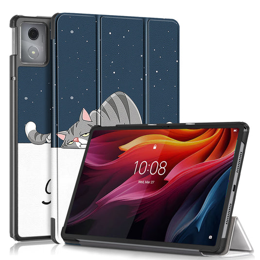 Lenovo Tab K11 Plus 11.45" 2024 (TB352FU/XU) - Silicone Triple-fold Intelligent Sleep Stand Series Case