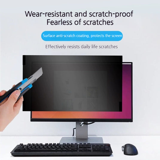 [Privacy] Magnetic 27-inch Easy-install PET Anti-spy Computer Monitor Screen Protector for iMac, Lenovo, Acer, Dell, Gigabyte, BenQ, HP & Asus