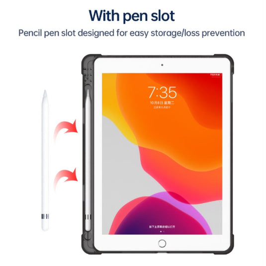 [With Pen Slot] Apple iPad Pro 11" (2020/2021) - Business PU Leather Stand Series Case With 360° Free Rotation in Hand