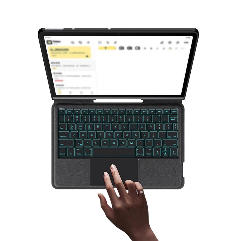 Load image into Gallery viewer, Lenovo Tab Plus 11.5&quot; 2024 (TB-351FU) - Black Detachable Magnetic Bluetooth Keyboard Case With Backlight and Touchpad
