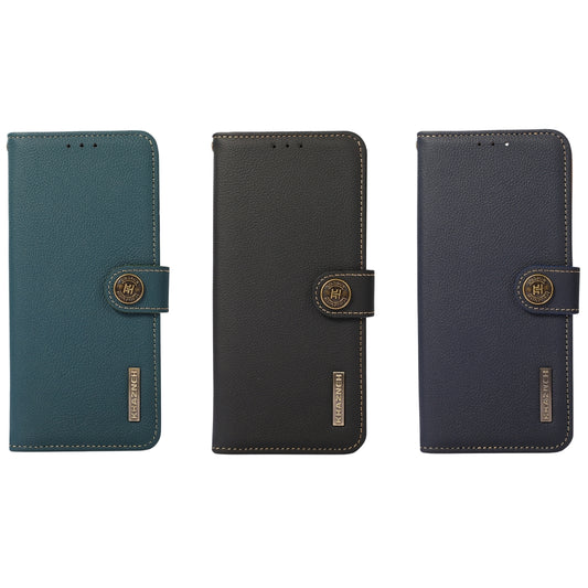 [Built-in RFlD Blocking Material] Samsung Galaxy S25/Plus/Ultra - Genuine Leather Flip Stand Wallet Series Case