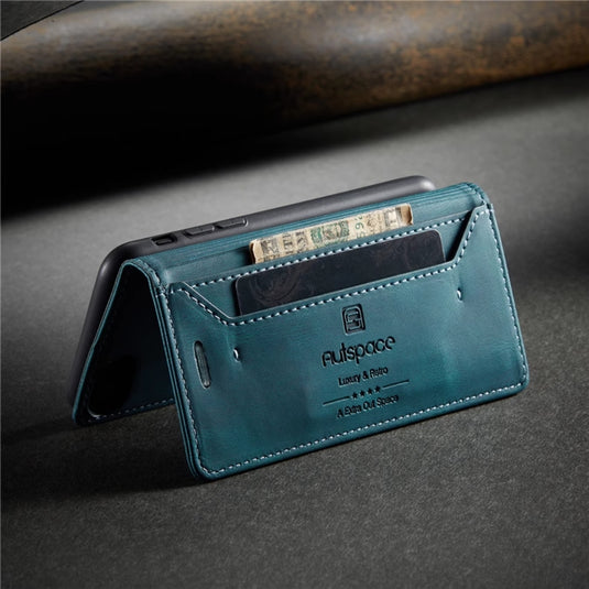 [With Card Slot][Adjustable Bracket] Apple iPhone 11/Pro/Max - Foldable Anti-slip Anti-drop PU Leather Flip Wallet Series Stand Case