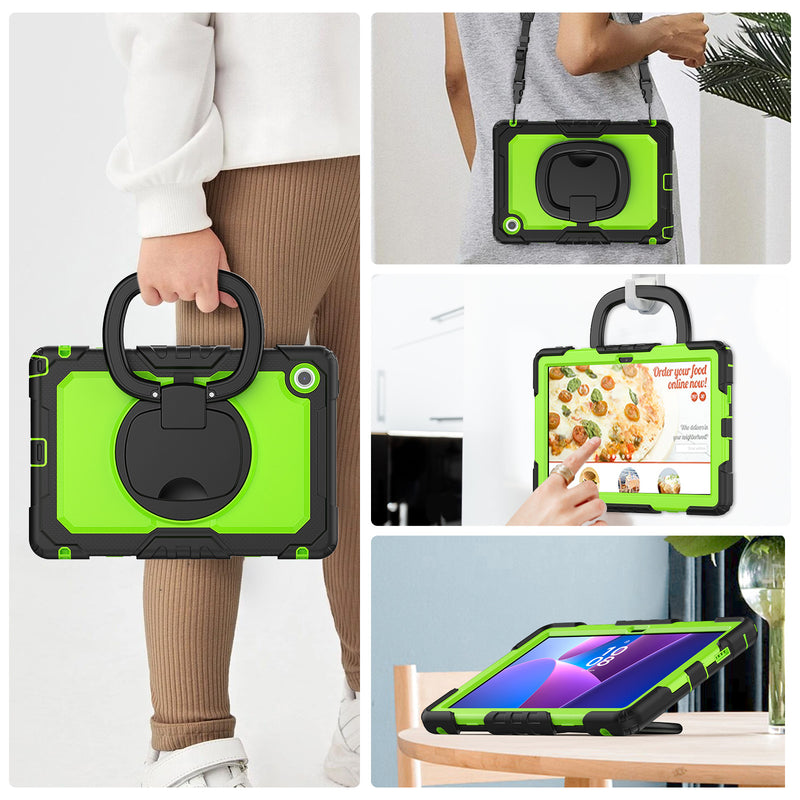 Load image into Gallery viewer, Lenovo Tab 10.1&quot; 2025 (TB311FU/TB311XU) - Multifunctional Shockproof Heavy Duty Series Case With Shoulder Strap
